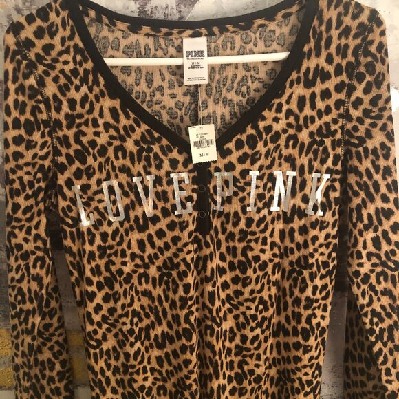 NWT Victoria’s Secret "PINK" Thermal Jane Onesie Pajama - Picture 5 of 8